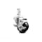Service Caster 3.5 Inch Hard Rubber Wheel Swivel 3/4 Inch Square Stem Caster with Brake SCC SCC-SQ20S3514-HRS-TLB-34 - alternate 1